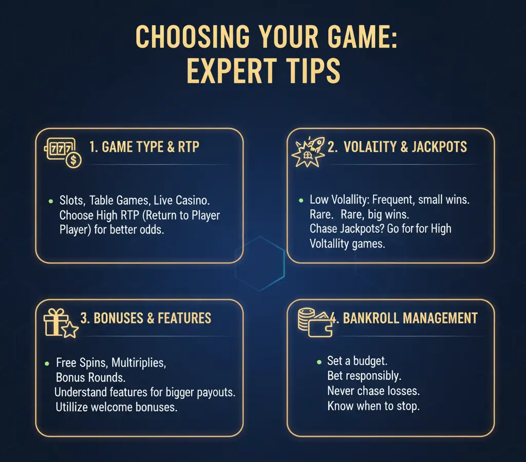 เคล็ดลับในการเลือกเล่นเกม