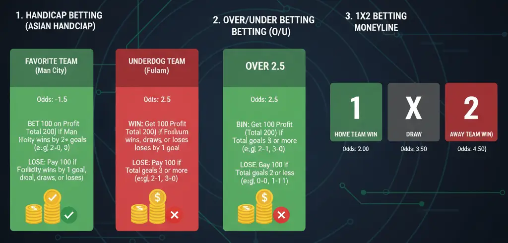 ประเภทการเดิมพันยอดนิยม